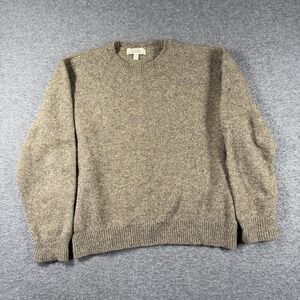 Vintage Cabela's Marled Wool Blend Sweater Mens XL Extra Large Brown